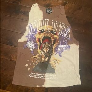 Darc Sport - Death Can Wait Premium Vintage Muscle Tee in Desert Dust Acid Wash